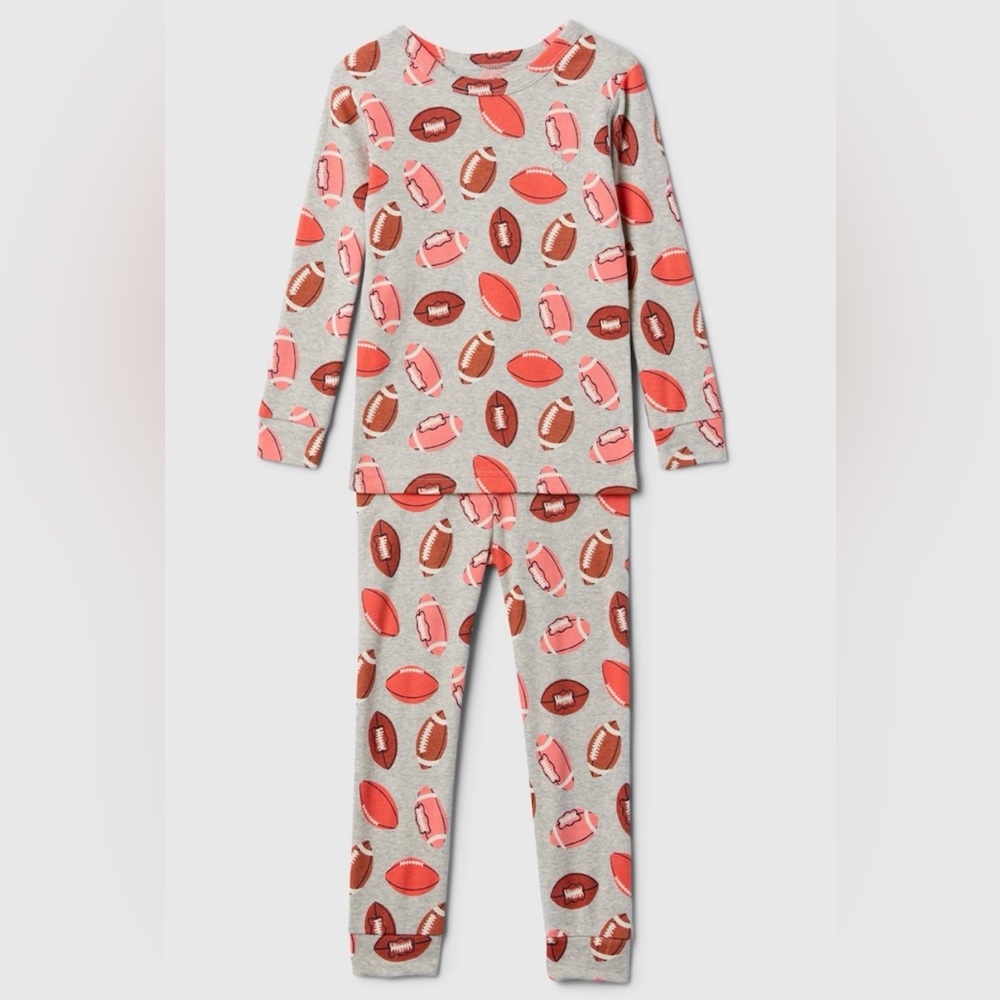 Gap Kids Organic Cotton PJ Set Football 🏈